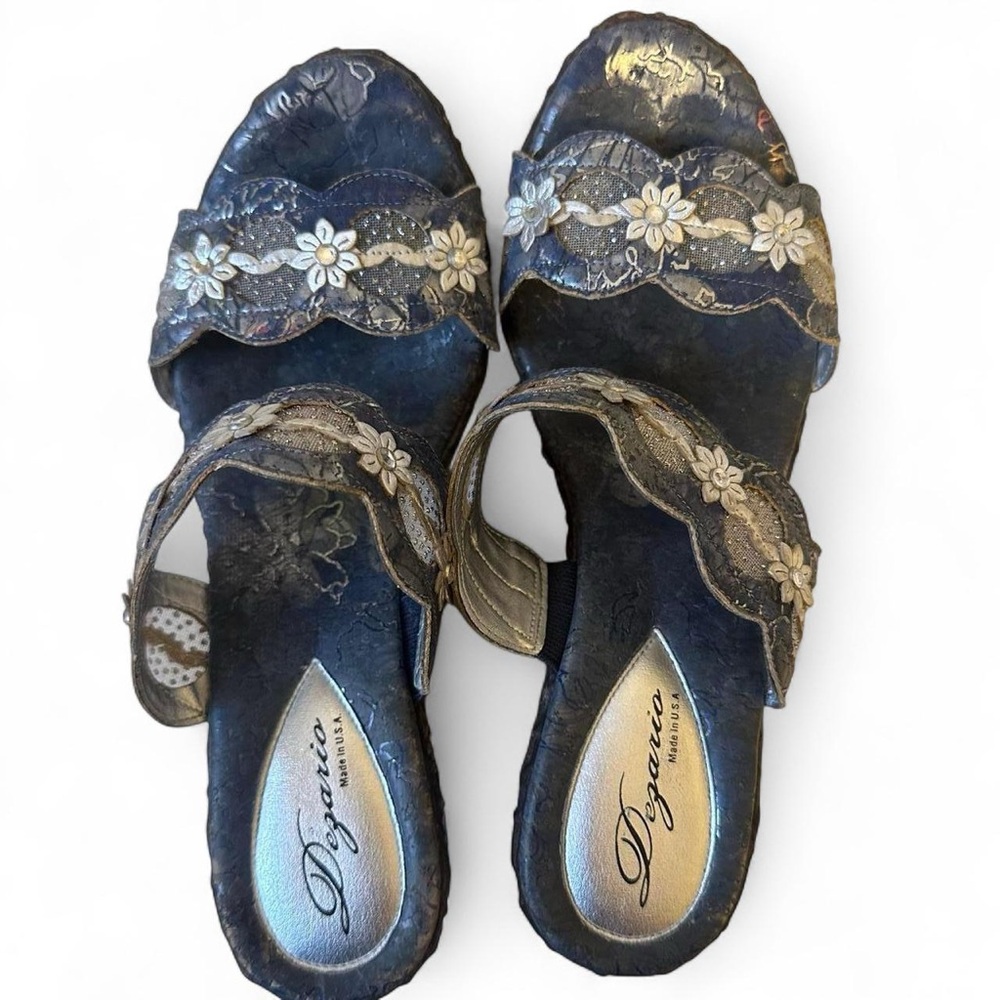Whimzy Floral Wedges | Size:8